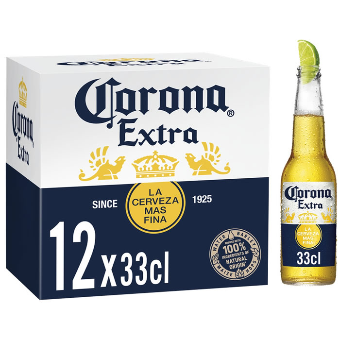 CORONA – Extra Bière blonde 12 x 33 cl