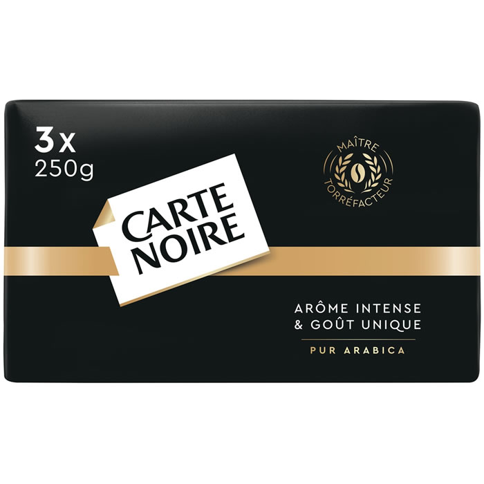CARTE NOIRE – Café moulu intense pur arabica N°7 750g
