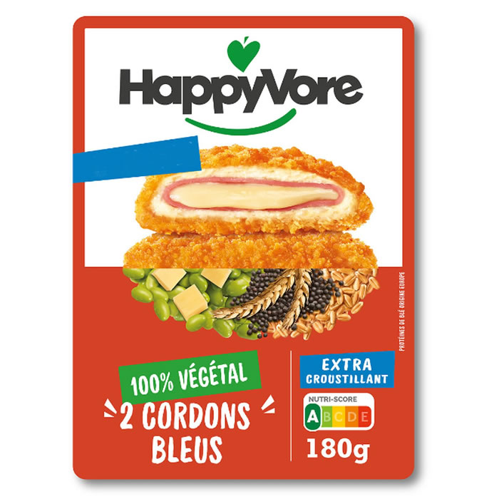 HAPPYVORE – Cordons bleus végétaux (2 x 90 g)