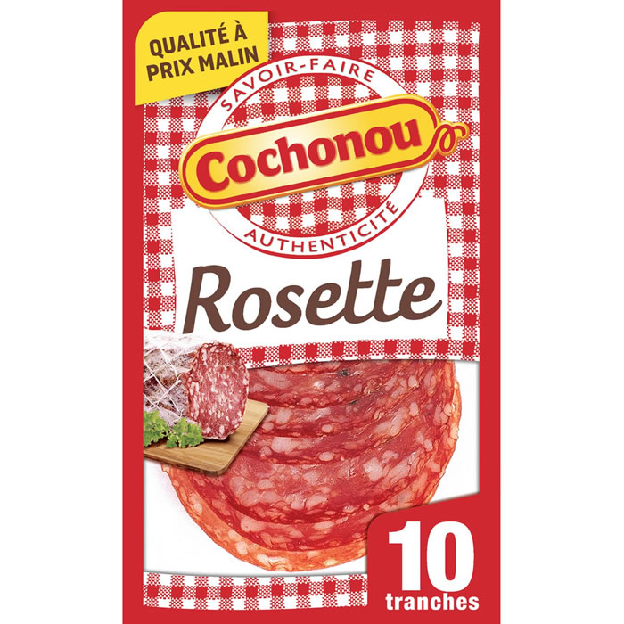 COCHONOU Rosette en tranche qualité supérieure