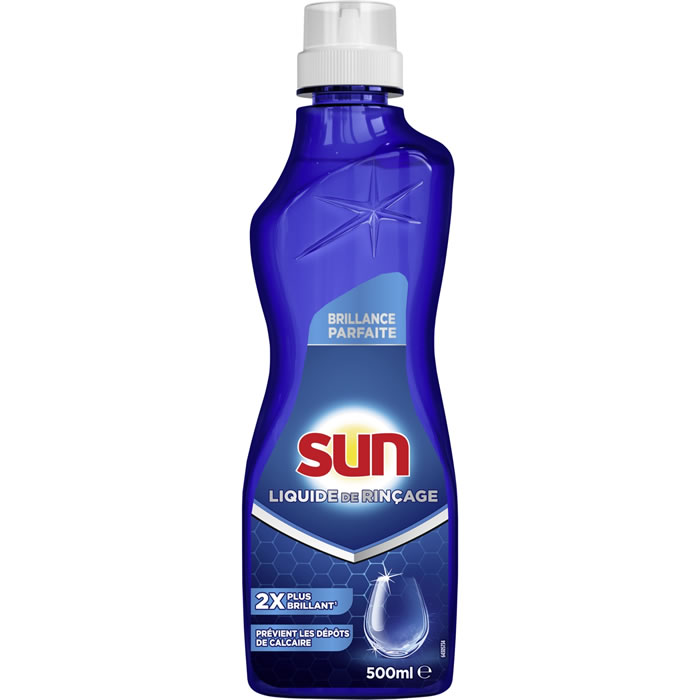 SUN Liquide de rinçage brillance pour lave-vaisselle 500 ml