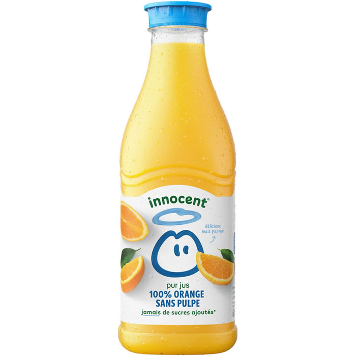 INNOCENT – Pur jus d’orange sans pulpe 90 cl