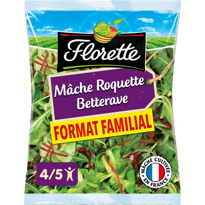 FLORETTE – Salade mâche, roquette et betterave