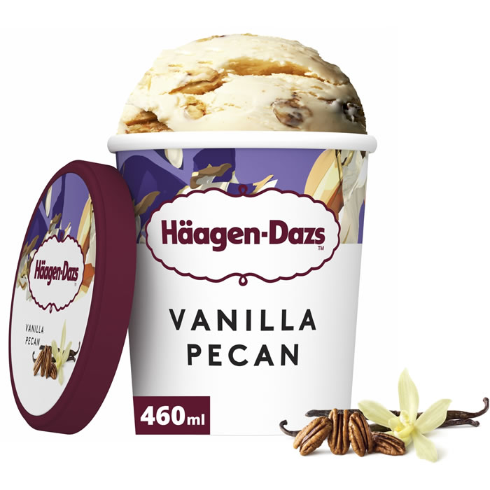 HÄAGEN-DAZS – Crème glacée à la vanille et noix de pécan