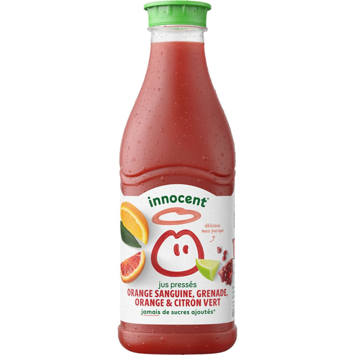 INNOCENT – Pur jus d’orange sanguine, grenade, citron vert 90 cl
