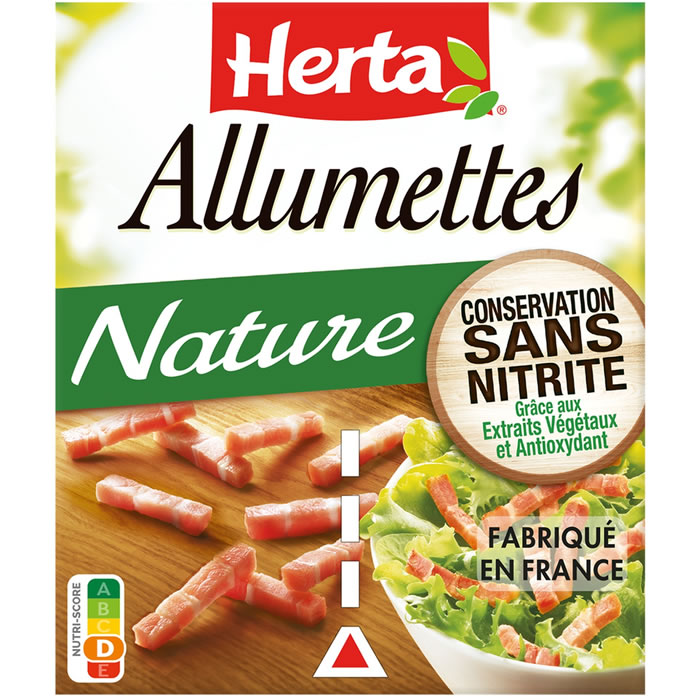 HERTA – Allumettes nature sans nitrite (2 x 75 g)