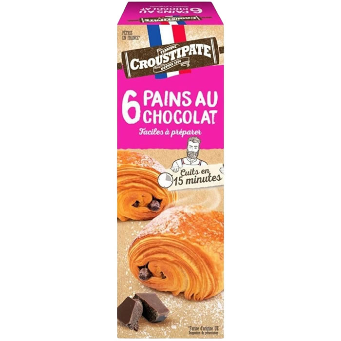 CROUSTIPÂTE – Préparation pour pain au chocolat (275g) 275 g