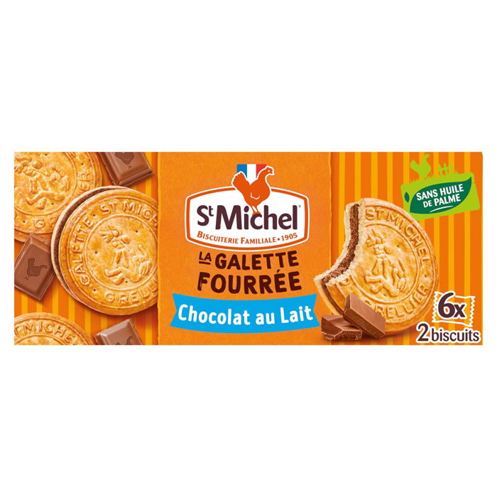 ST MICHEL – Biscuits fourrés au chocolat au lait 240 g