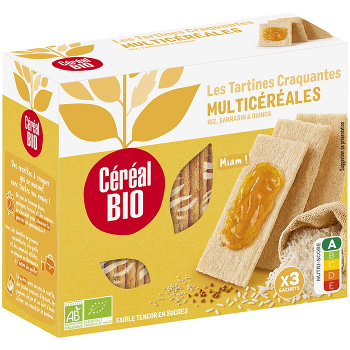 CEREAL BIO – Tartines multicéréales bio 150 g