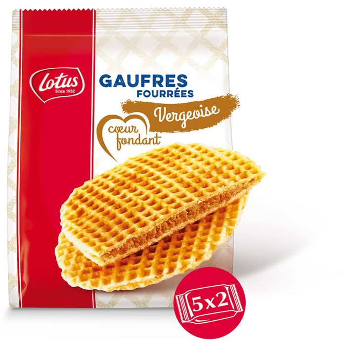 LOTUS – Gaufres fines fourrées à la vergeoise 310g