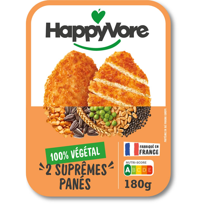 HAPPYVORE – Panée végétal 180g