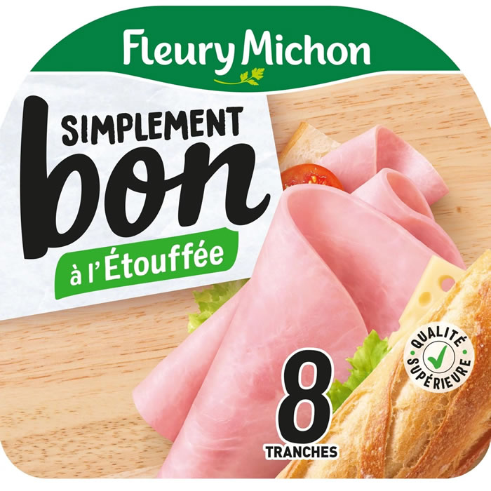 FLEURY MICHON Simplement Bon – Jambon cuit à l’étouffée (320 g)