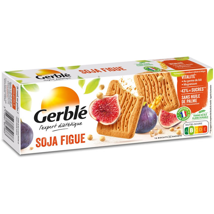 GERBLE – Biscuits au soja et figue 270g