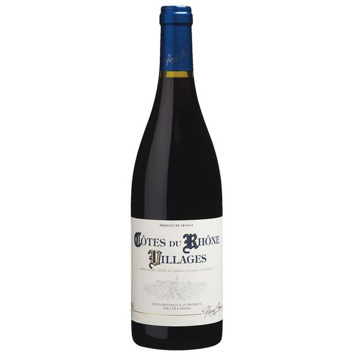 Vin rouge AOP CÔTES DU RHÔNE VILLAGES Pierre Chanau 75 cl