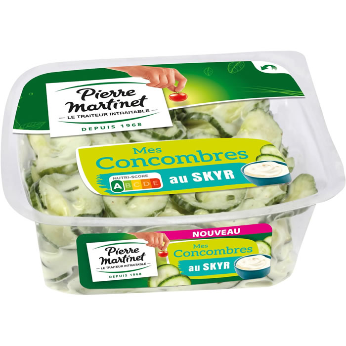 PIERRE MARTINET – Concombres au skyr 300g