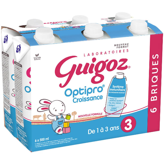 Lait de croissance liquide 12/36 mois GUIGOZ Optipro