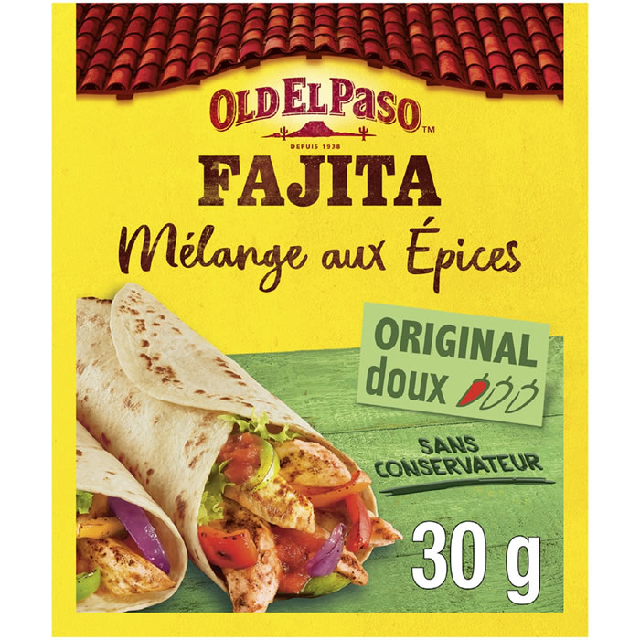 OLD EL PASO Mélange d’épices pour fajitas 30g