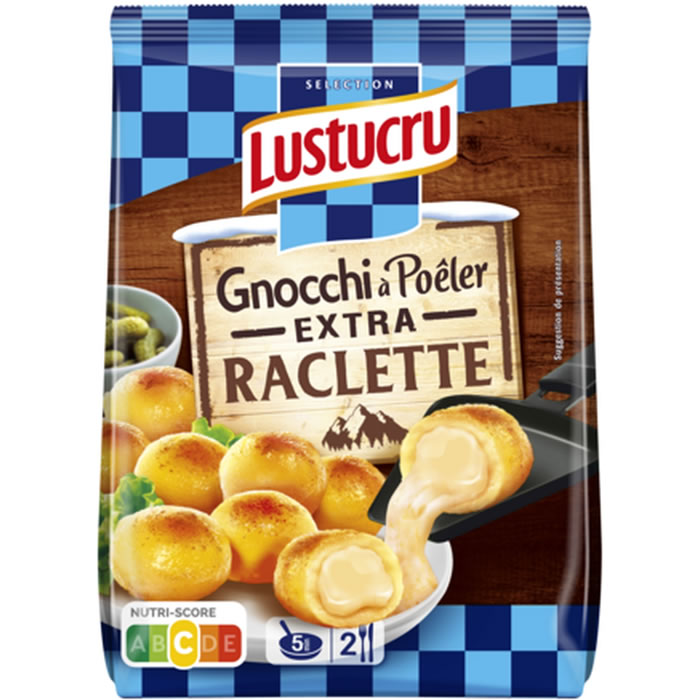 LUSTUCRU – Gnocchi à poêler fourré à la raclette 280g