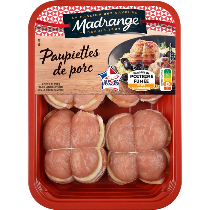 MADRANGE – Paupiettes de porc 4 x 125 g