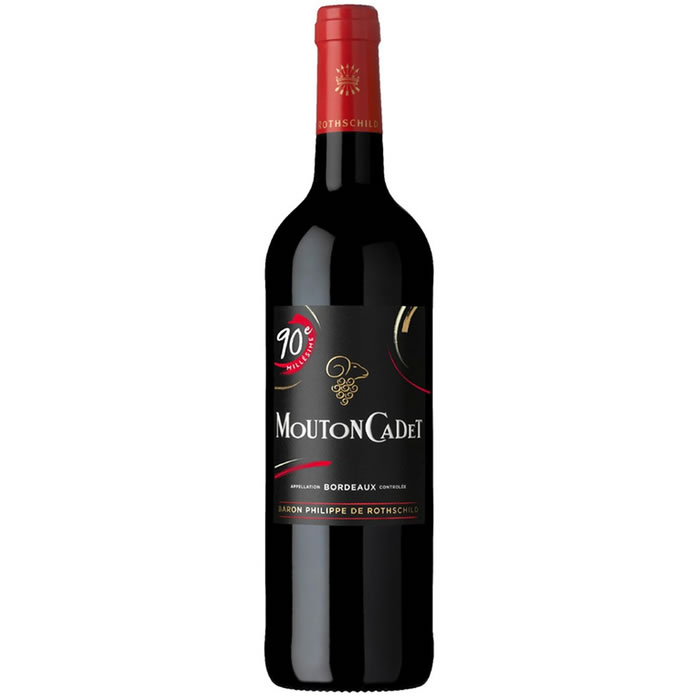 Vin rouge AOP BORDEAUX Mouton Cadet 75 cl