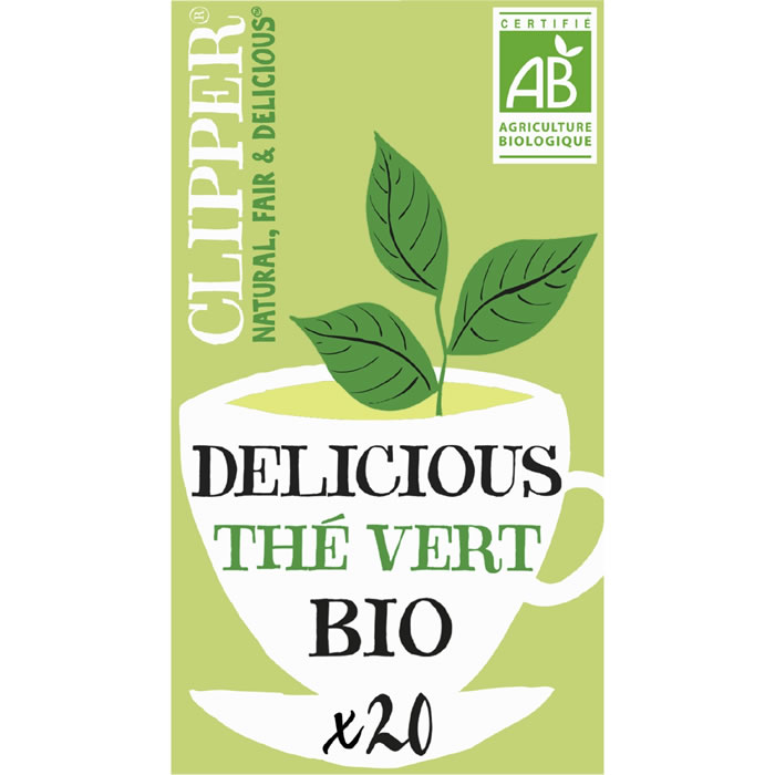 CLIPPER Thé vert bio (20 sachets, 35g)