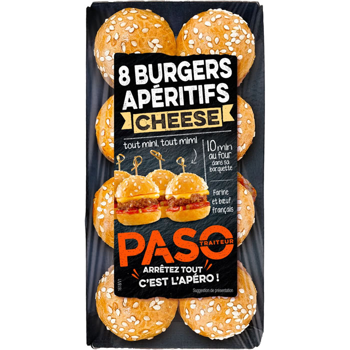 PASO TRAITEUR – Mini cheeseburger 140g