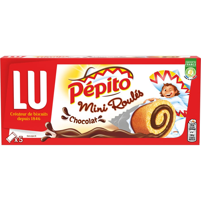 PEPITO – Gâteaux roulés fourrés au chocolat au lait 150 g