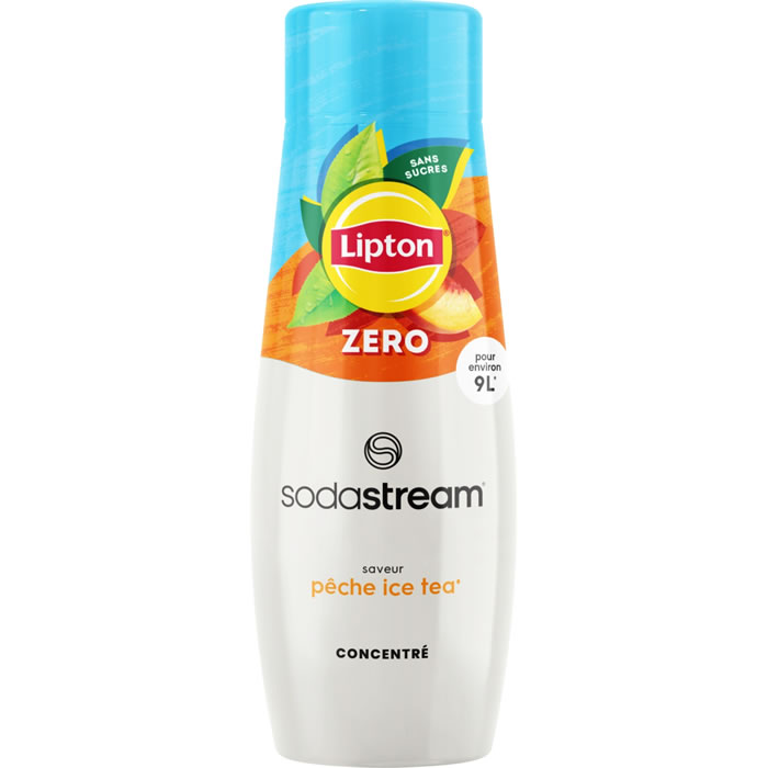 SODASTREAM – Concentré Lipton Ice Tea Pêche Sans Sucres 440 ml