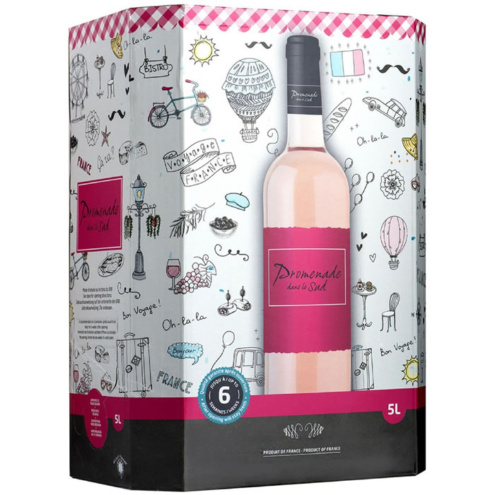 Vin rosé VIN DE FRANCE Promenade du Sud