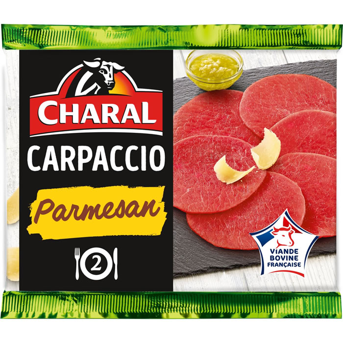 CHARAL – Carpaccio de boeuf au parmesan 230 g