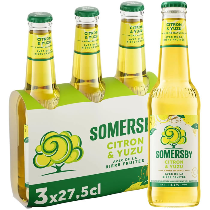 SOMERSBY – Bière aromatisée au citron 3 x 27,5 cl