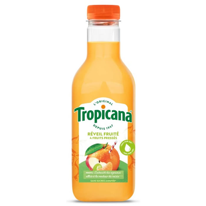 TROPICANA – Pur jus de fruits Réveil Fruité 90 cl