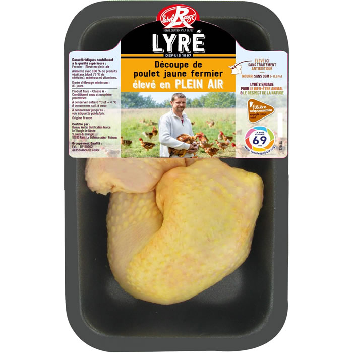 LYRE – Cuisses de poulet jaune label rouge (440 g)