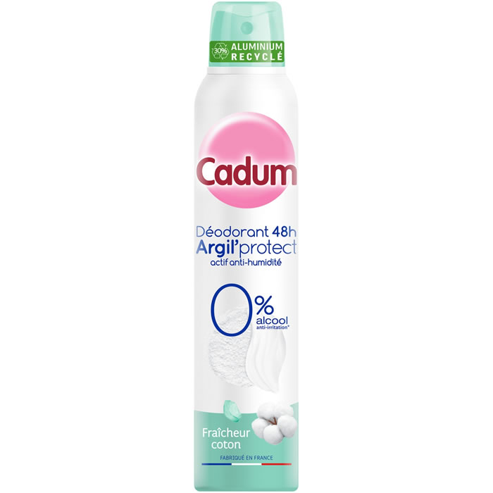 CADUM Argil’Protect – Déodorant spray anti-humidité 48h 200 ml