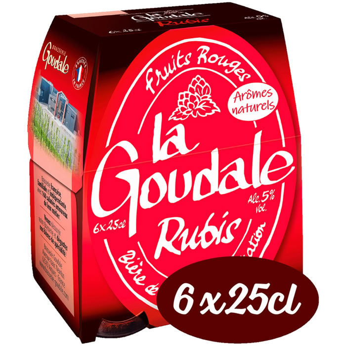 GOUDALE – Bière Rubis aux fruits rouges 1,5 L