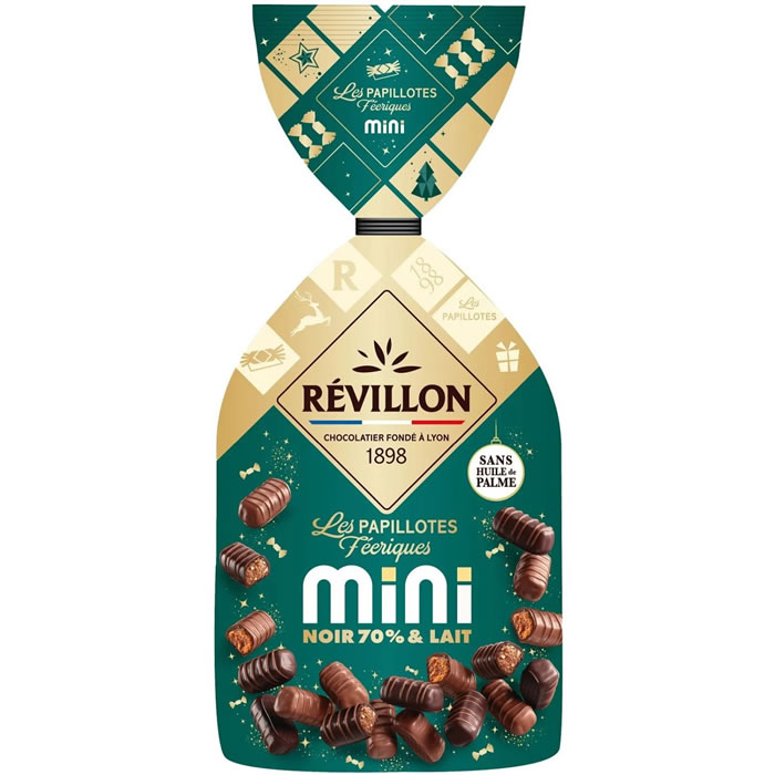 REVILLON Mini – Bouchées au chocolat au lait et noir 300g