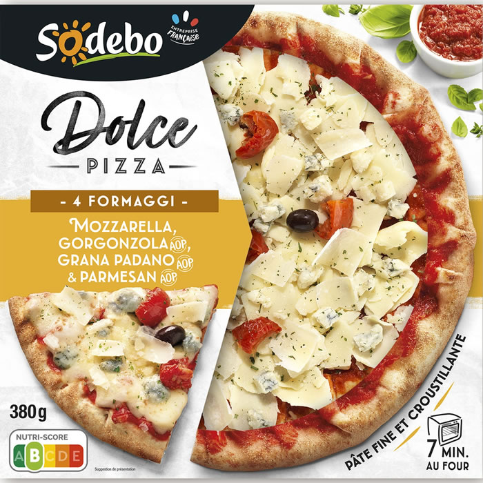 SODEBO Dolce – Pizza 4 fromages 380g