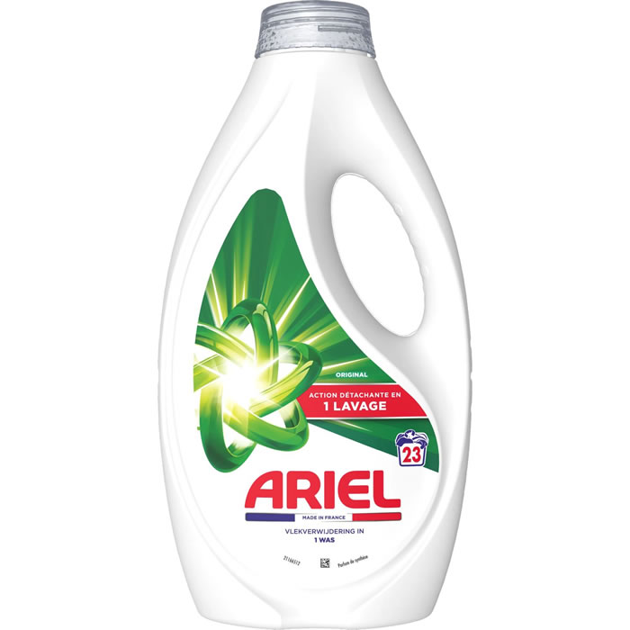 ARIEL Original Lessive liquide action détachante Petit Format 23 lavages