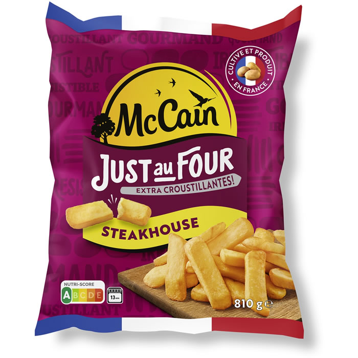 MC CAIN Just au Four – Frites steakhouse 810g