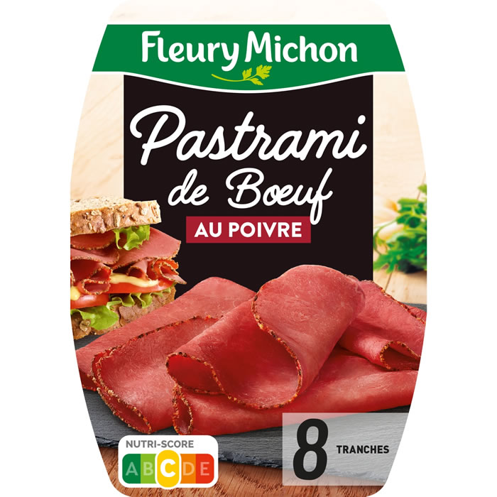 FLEURY MICHON Pastrami de boeuf au poivre