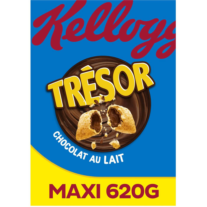 KELLOGG’S Trésor – Céréales fourrées au chocolat au lait 620 g