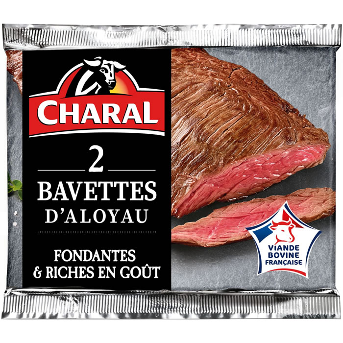 CHARAL – Bavettes d’aloyau 2 x 130 g