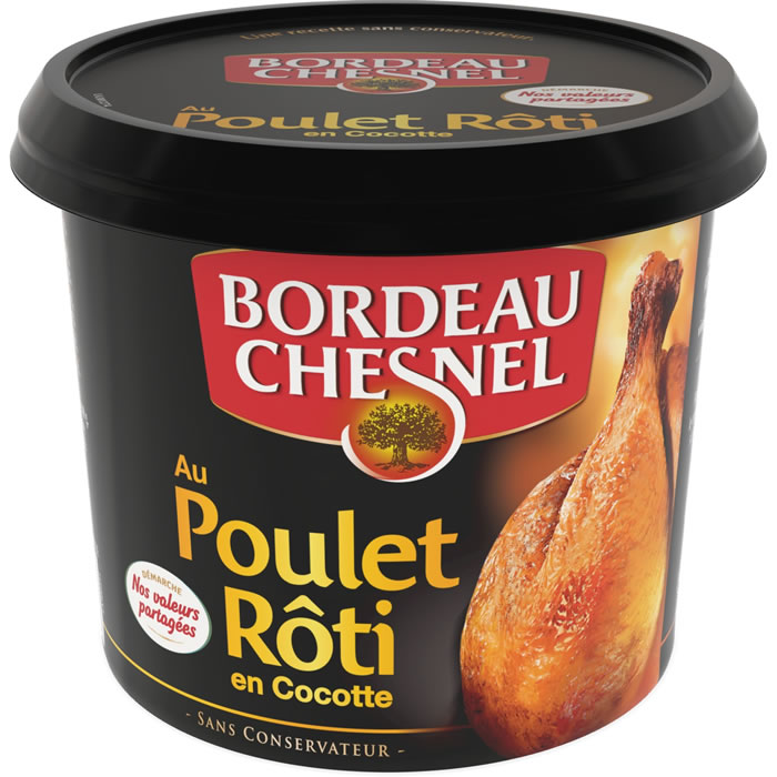 BORDEAU CHESNEL – Rillette de poulet rôti en cocotte 220g