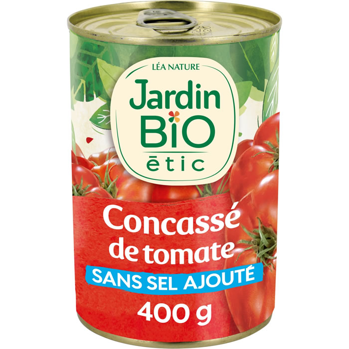 JARDIN BIO Étic – Concassé de tomates bio 400 g