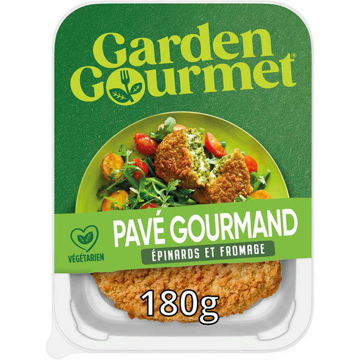 Garden Gourmet – Pavé gourmand épinards et fromage 2x90g