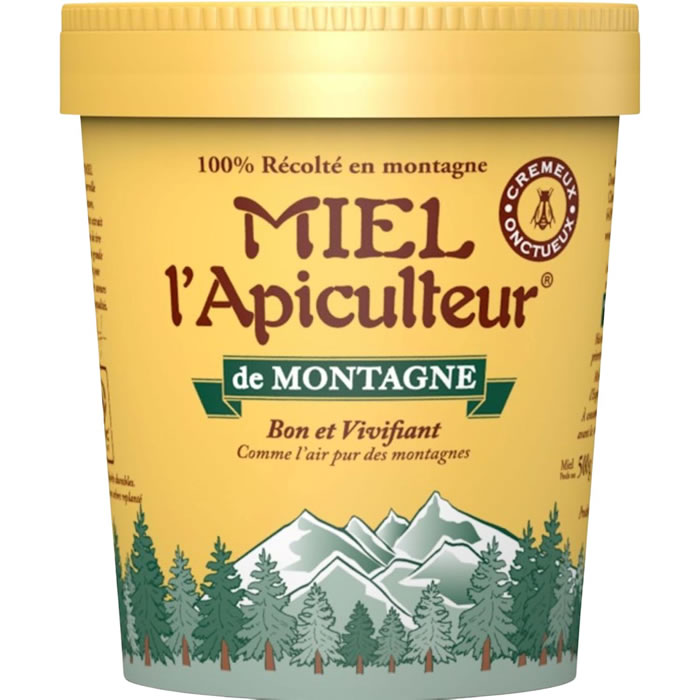 L’APICULTEUR – Miel crémeux de montagne 500 g