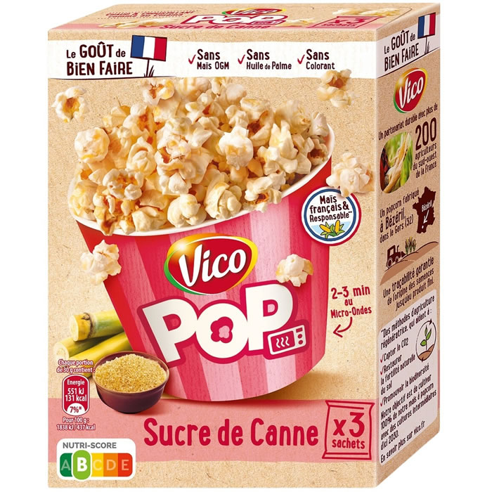 VICO Pop corn sucré 240g