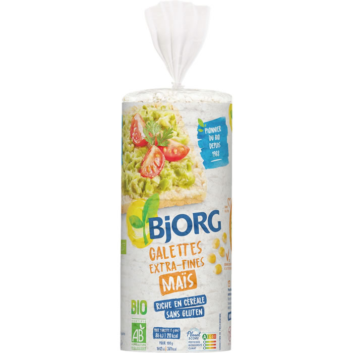 BJORG – Galettes de maïs extra fines bio 130g