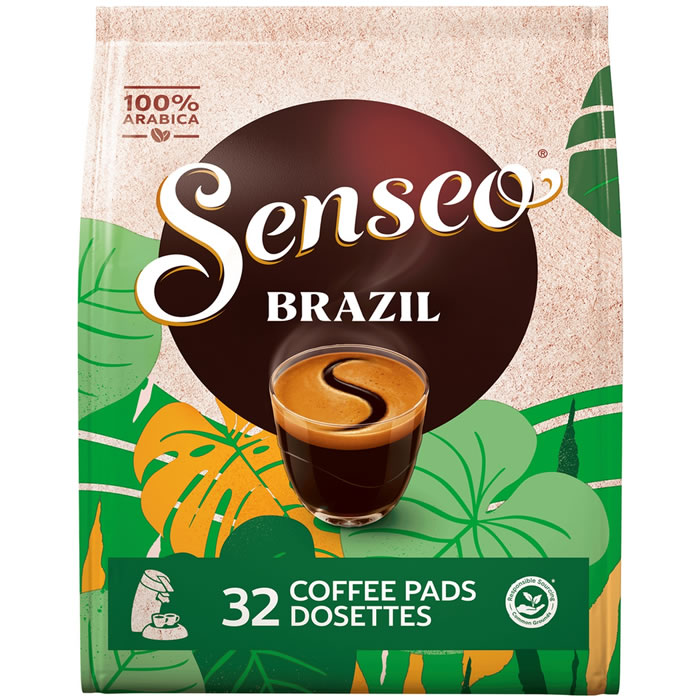 SENSEO – Dosettes de café pur arabica du Brésil (222g)