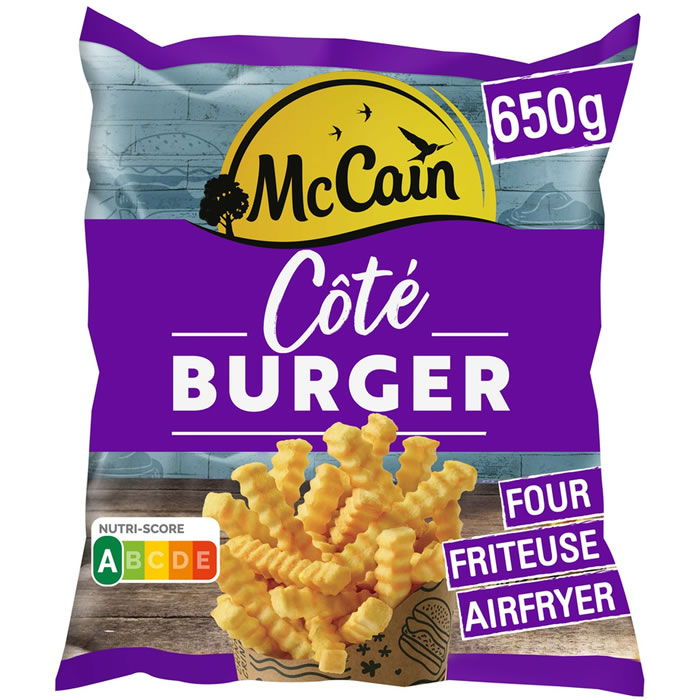 MC CAIN Côté Burger – Frites ondulées 650g